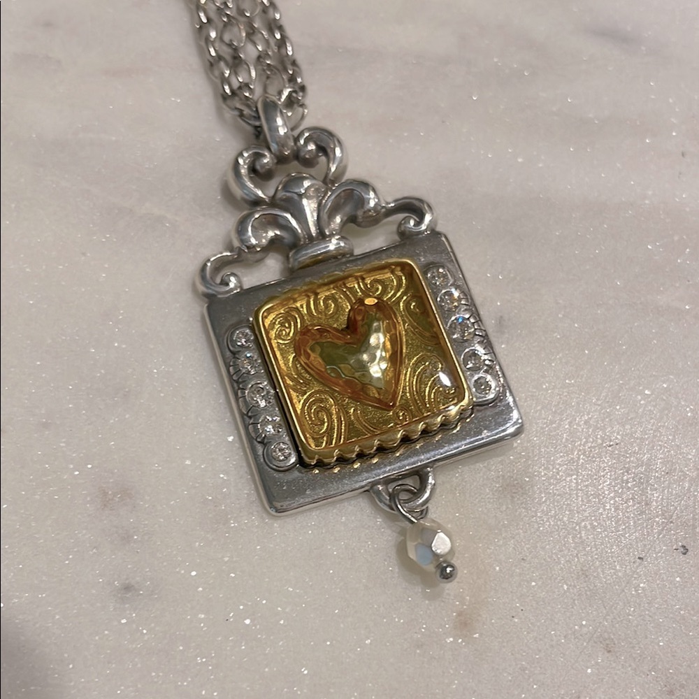Brighton Heroic Heart Necklace